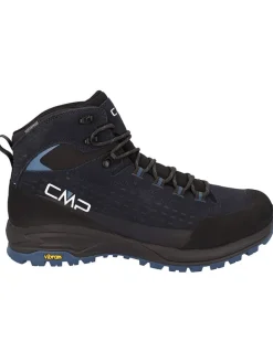 Leder-Trekkingboots "Vertyx Mid" in Dunkelblau