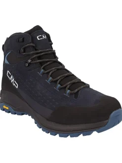 Leder-Trekkingboots "Vertyx Mid" in Dunkelblau