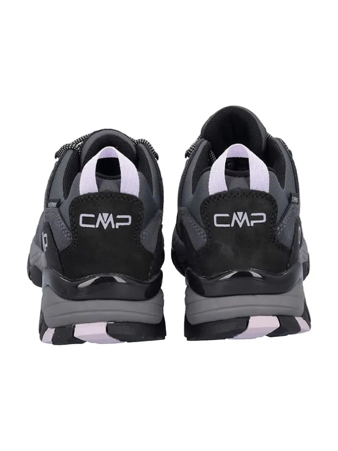 Leder-Trekkingschuhe "Melnick" in Schwarz/ Grau