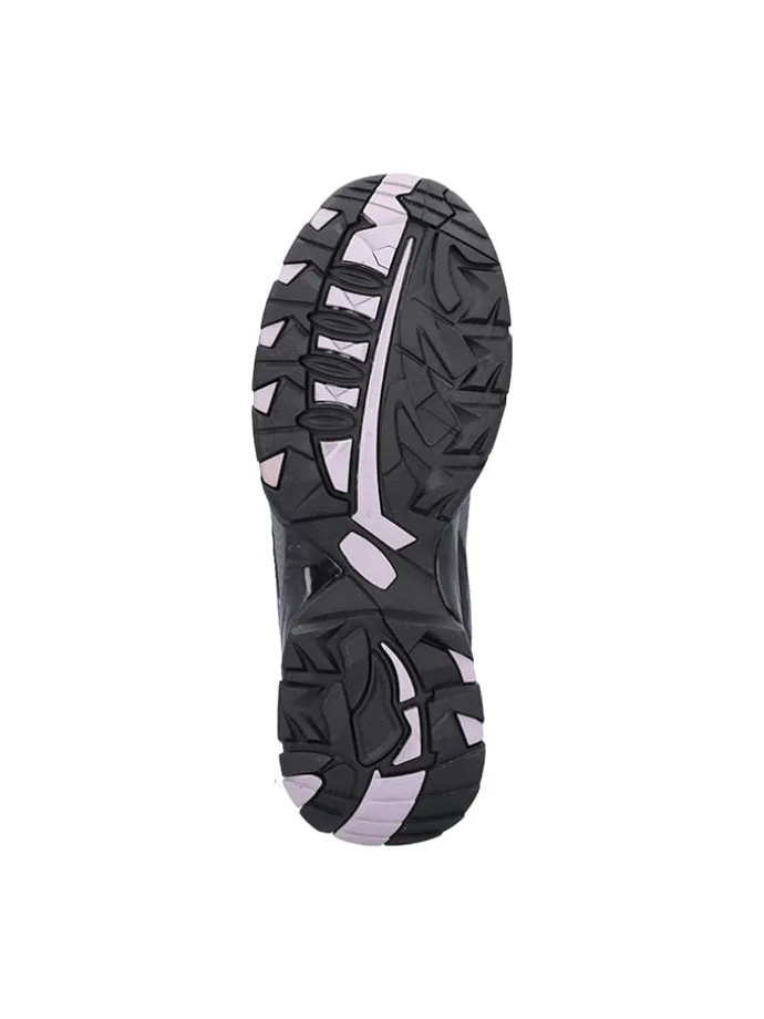 Leder-Trekkingschuhe "Melnick" in Schwarz/ Grau