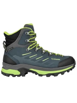 Leder-Trekkingschuhe "Randir GTX" in Blau/ Grün