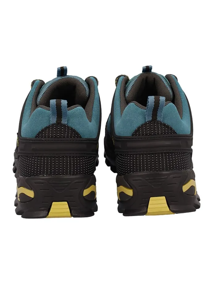 Leder-Trekkingschuhe "Rigel" in Türkis