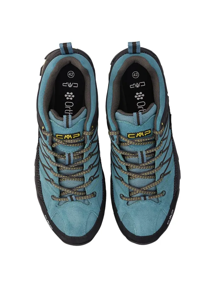 Leder-Trekkingschuhe "Rigel" in Türkis