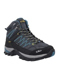 Leder-Trekkingschuhe "Rigel" in Dunkelblau