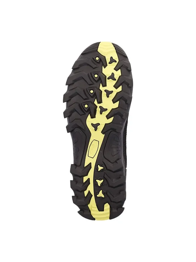 Leder-Trekkingschuhe "Rigel" in Pink/ Schwarz