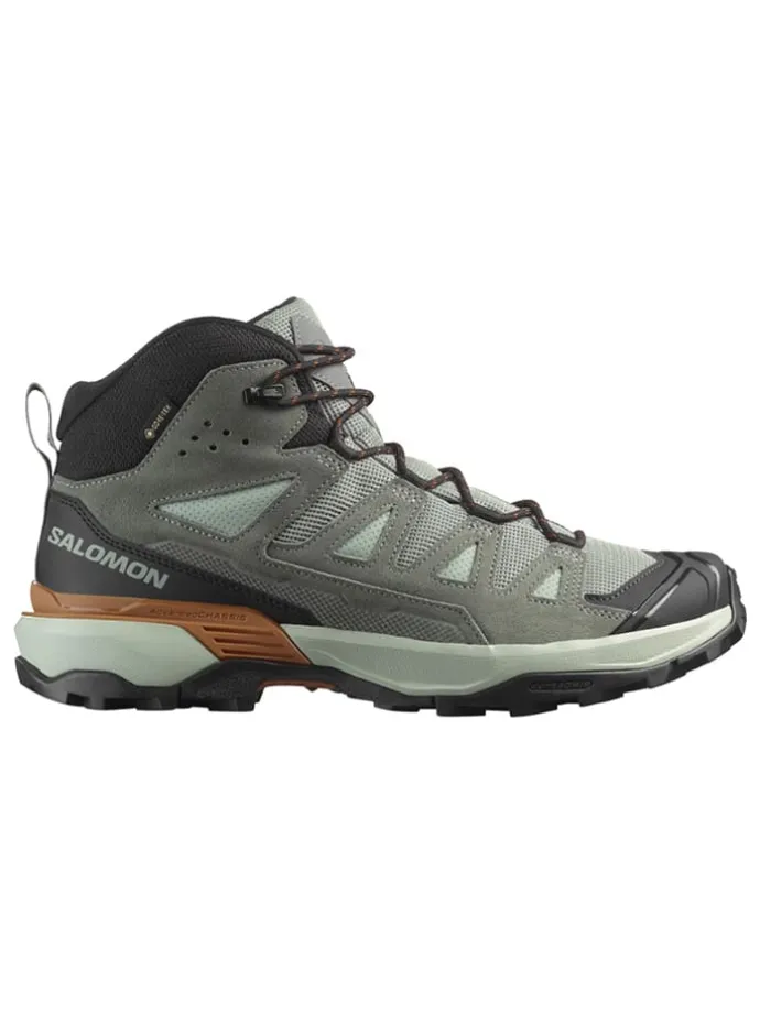 Leder-trekkingschuhe "X Ultra 360 GTX" in Grau/ Schwarz