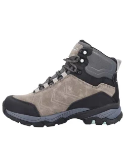 Leder-Wanderboots "Melnick" in Beige/ Grau