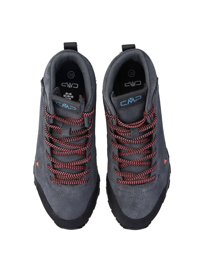 Leder-Wanderschuhe "Elettra" in Dunkelblau