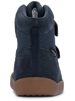 Leder-Winterboots "Bobbie" in Dunkelblau