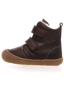 Leder-Winterboots "Bub" in Braun