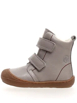 Leder-Winterboots "Bub" in Grau