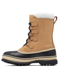 Leder-Winterboots "Caribou" in Hellbraun