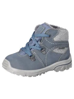 Leder-Winterboots "Desse" in Blau