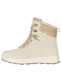 Leder-Winterboots "Eldfjall" in Beige