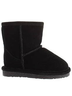 Leder-Winterboots "Ethel Toddler" in Schwarz