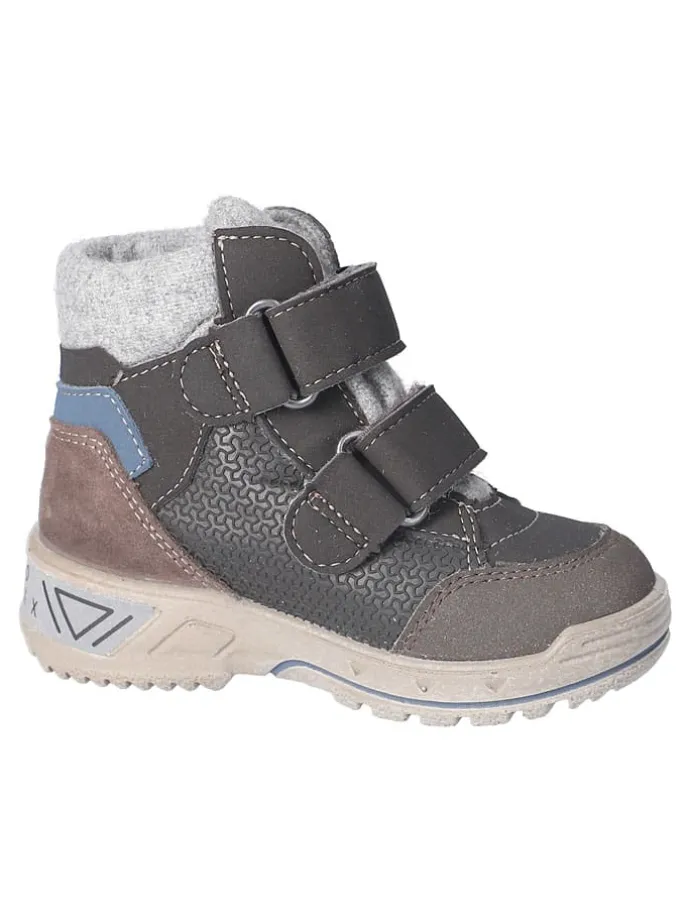 Leder-Winterboots "Finn" in Anthrazit