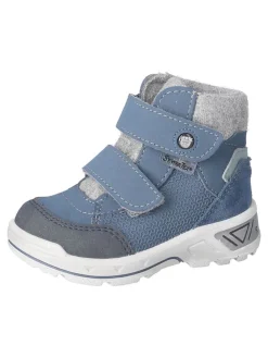 Leder-Winterboots "Finn" in Blau