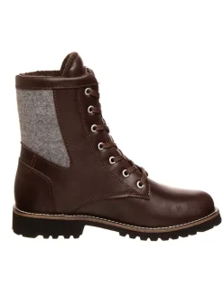 Leder-Winterboots "Frieda GTX" in Braun/ Grau