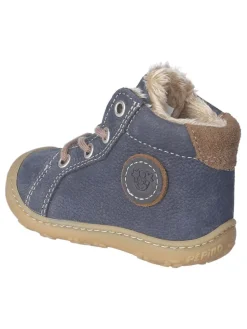 Leder-Winterboots "Georgie" in Dunkelblau