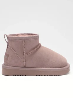 Leder-Winterboots "Giulia" in Rosa