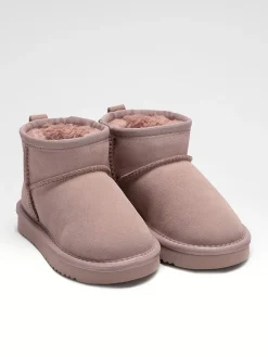 Leder-Winterboots "Giulia" in Rosa