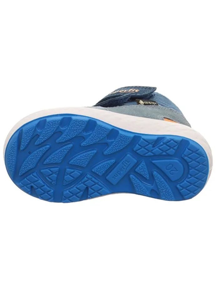 Leder-Winterboots "Groovy 2.0" in Blau