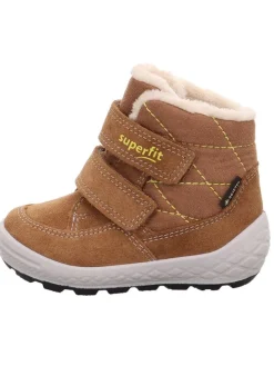 Leder-Winterboots "Groovy 2.0" in Hellbraun