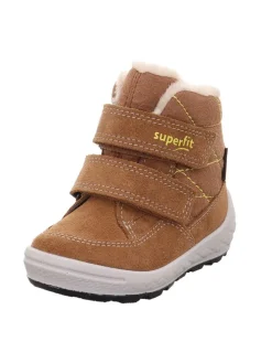 Leder-Winterboots "Groovy 2.0" in Hellbraun