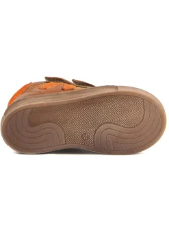 Leder-Winterboots in Hellbraun