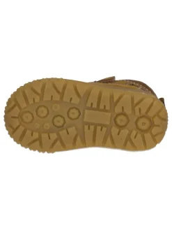 Leder-Winterboots in Hellbraun