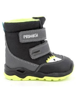 Leder-Winterboots in Schwarz