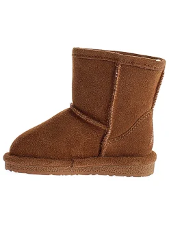 Leder-Winterboots "Luna" in Hellbraun