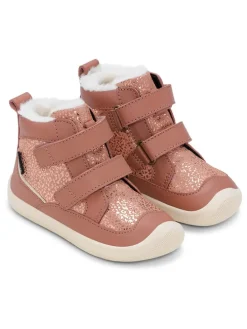 Leder-Winterboots "Marley" in Hellbraun