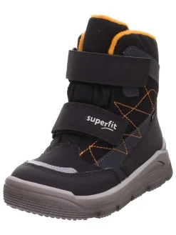 Leder-Winterboots "Mars" in Schwarz