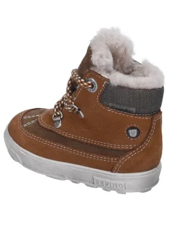 Leder-Winterboots "Paolo" in Hellbraun