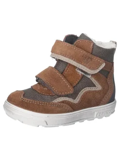 Leder-Winterboots "Paul" in Hellbraun