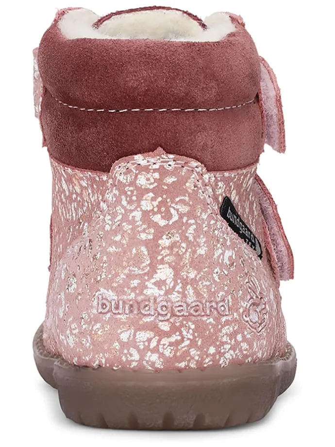 Leder-Winterboots "Rabbit" in Rosa