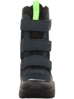 Leder-Winterboots "Rocket" in Schwarz