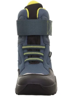 Leder-Winterboots "Rocket" in Dunkelblau