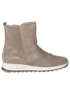 Leder-Winterboots "Trilly" in Beige
