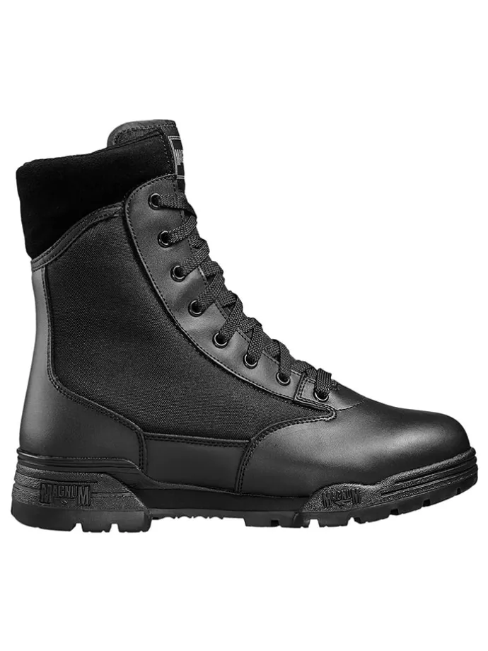 Leder-Winterstiefel "Classic in Schwarz