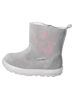 Leder-Winterstiefel "Cosa S" in Grau