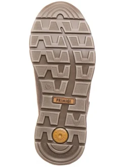 Leder-Winterstiefel in Beige