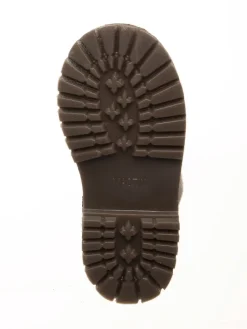 Leder-Winterstiefel in Braun