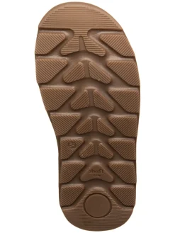 Leder-Winterstiefel in Dunkelblau