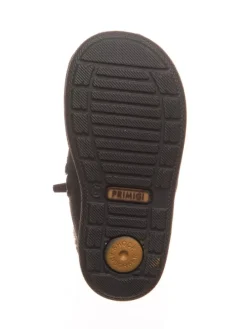 Leder-Winterstiefel in Dunkelblau