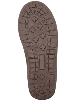 Leder-Winterstiefel in Dunkelblau