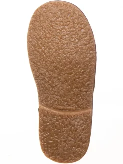 Leder-Winterstiefel in Hellbraun