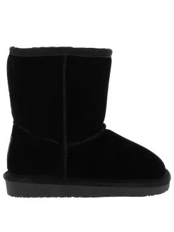 Leder-Winterstiefel "Skiddaw Youth" in Schwarz