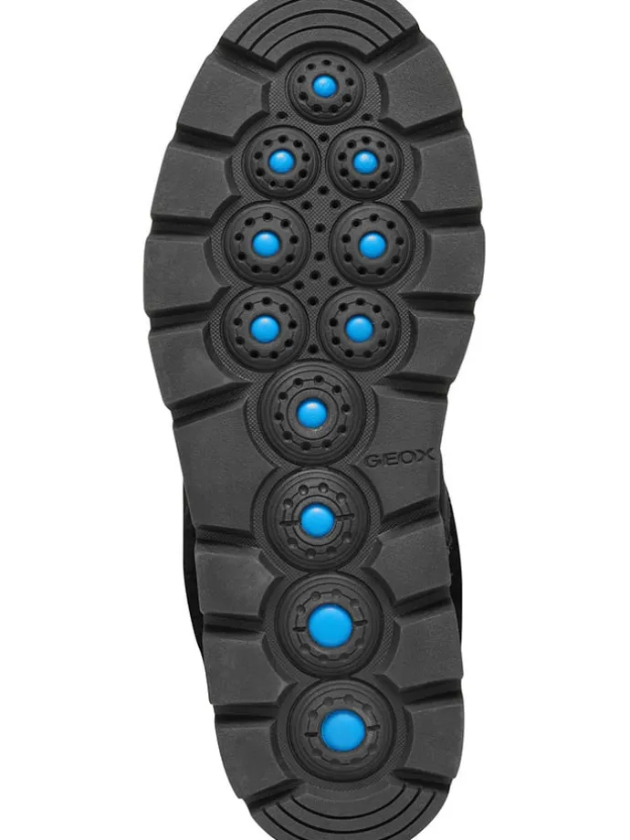 Leder-Winterstiefel "Spherica" in Schwarz